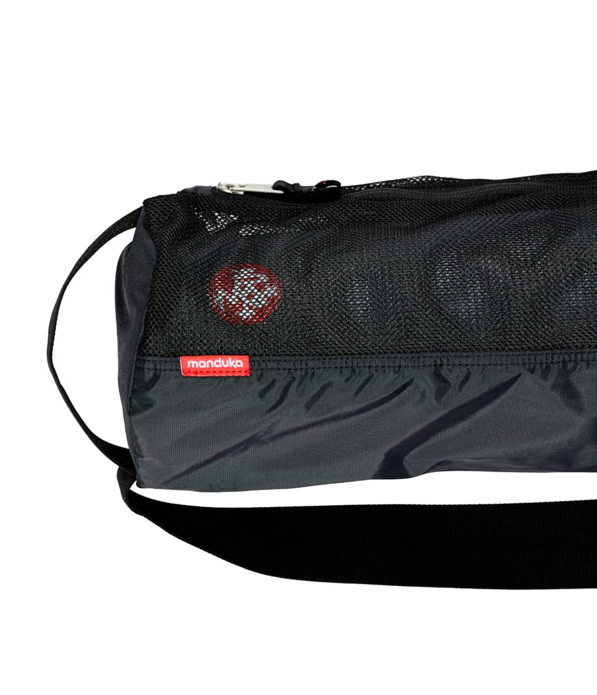 Manduka Breathe Easy Full Zip Yoga Mat Carrier Bag – With Pocket, Adjustable Strap, Suitable for Most Yoga Mats