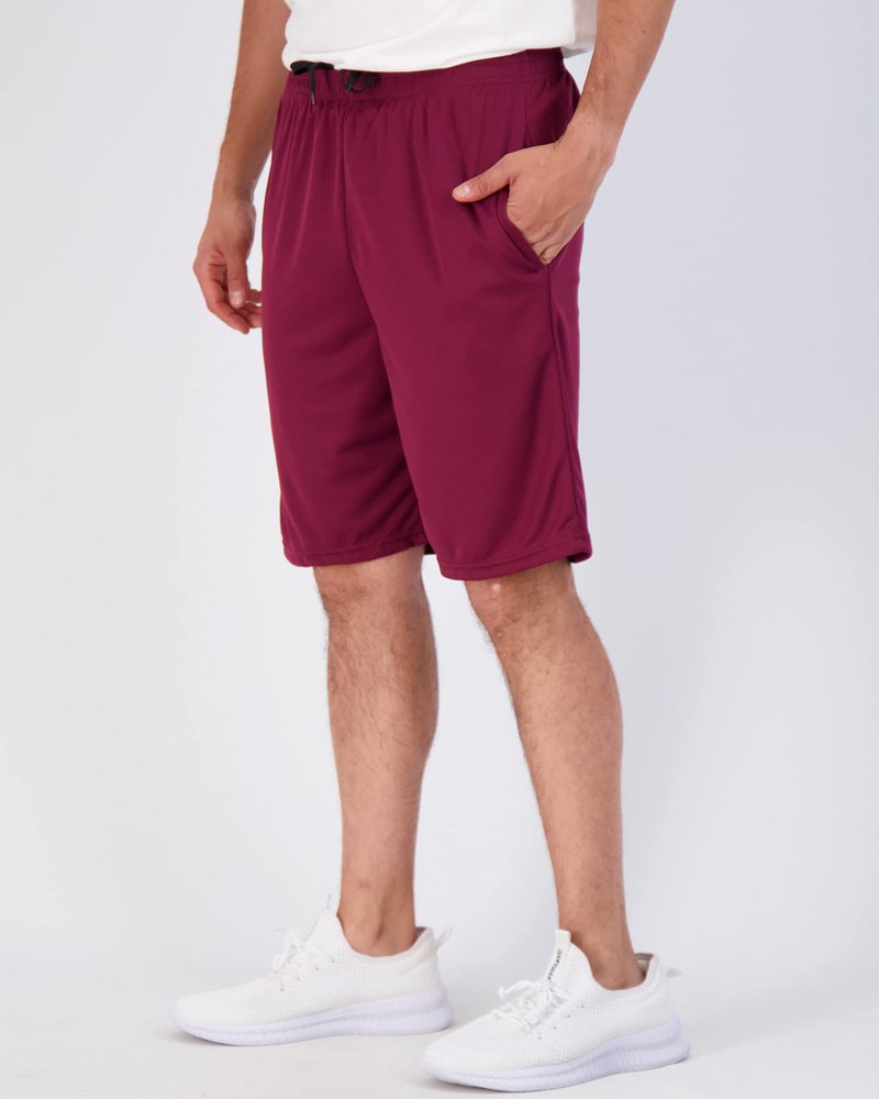 Real Essentials 3 Pack: Men’s 9" Mesh Basketball Shorts | Long Athletic Performance Gym Short with Pockets - Set 4, XL