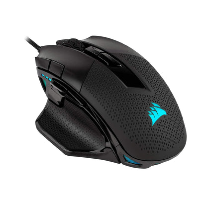 Corsair NIGHTSABRE RGB Wireless Gaming Mouse for FPS, MOBA - 26,000 DPI - 11 Programmable Buttons - Up to 100hrs Battery - iCUE Compatible - Black