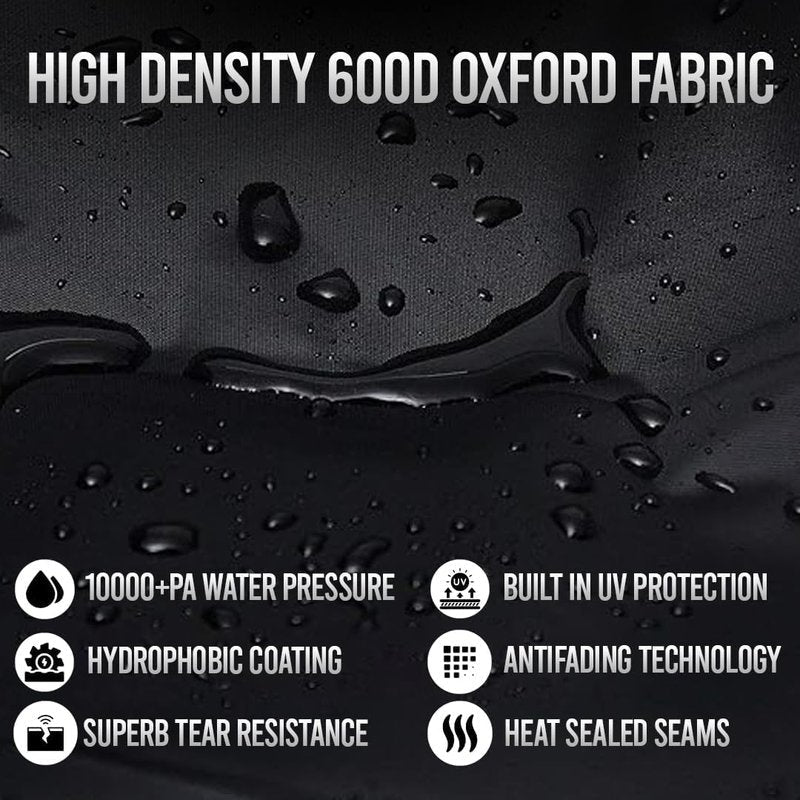 Cekure Bike Cover for 2-3 Bikes - 600D Bike Covers Outdoor Storage Waterproof & Heavy Duty, Bicycle Cover for 2 eBike, Mountain Bike, Road Bike, Hybrid Bike, Beach Cruiser Bike, Scooter and More