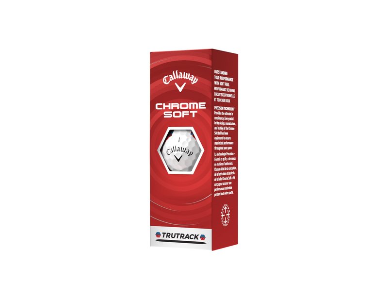 Callaway Golf Chrome Soft 2026 Golf Balls(Tru Track Blue/Red,One Dozen)