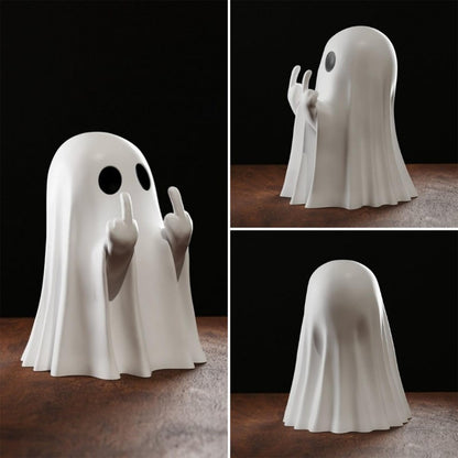 Halloween Ghost Figurine, Halloween Decorations Indoor, Farmhouse Tiered Tray Decor, Spooky Home Decorations, Coffee Table Centerpieces Shelf Mantel Display