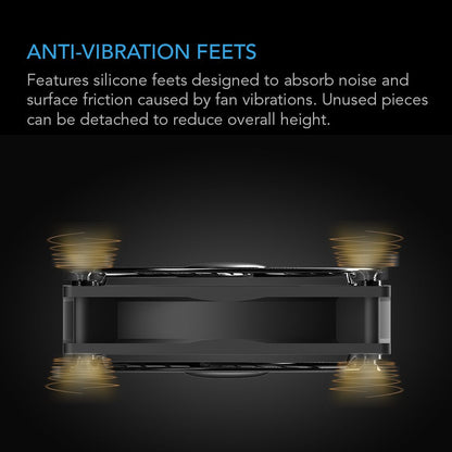 AC Infinity MULTIFAN S1, Quiet 80mm USB Fan, UL-Certified for Receiver DVR Playstation Xbox Computer Cabinet Cooling