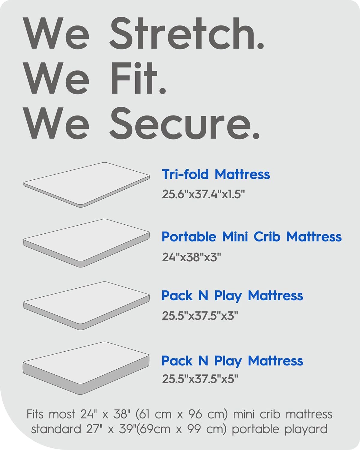 Graco Pack and Play Sheets Fitted, TotBasic Ultra Soft Mini Crib Sheets Boy, Neutral Pack N Play Mattress Sheets Hypoallergenic and Soothing, Premium Jersey Playrad Sheets, 2 Pack (Dino Space)