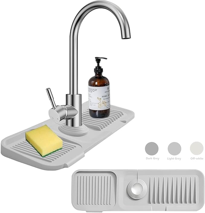 Kitchen Sink Splash Guard Sponge Holder