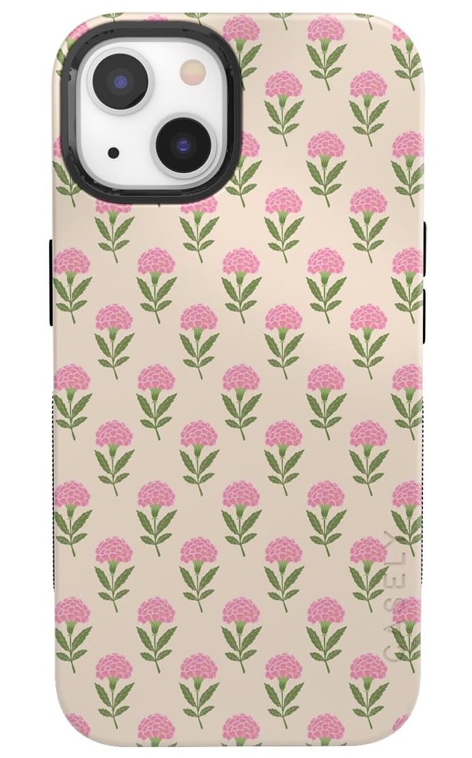 Casely iPhone 13 Case | Be Mine | Tiny Hearts | Compatible with MagSafe | Bold Protective Case Design