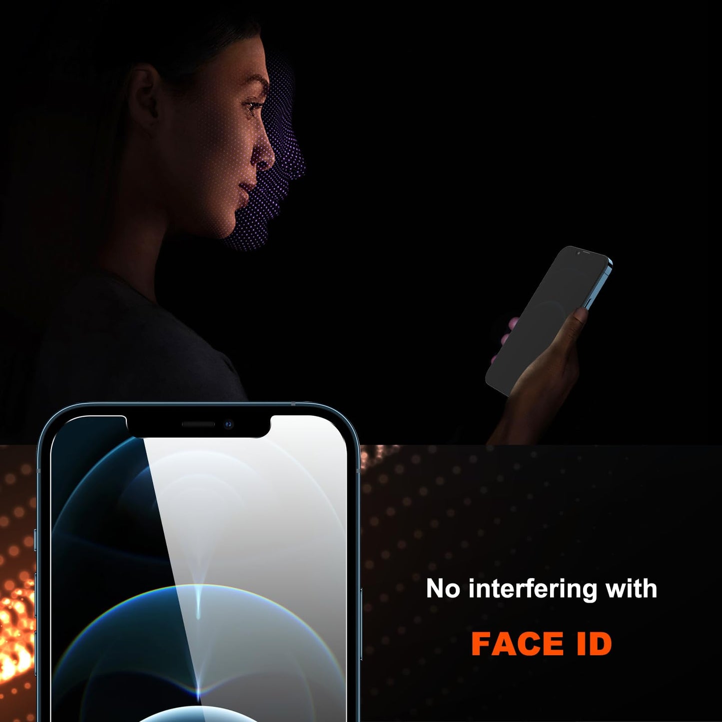 [2 Pack] Privacy Screen Protector for iPhone 11/XR, YMHML Tempered Glass Anti-Spy Bubble Free Case Friendly Easy Installation Film for iPhone 11/XR 6.1 Inch