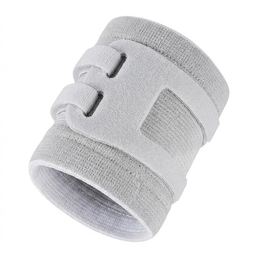 KELANGSHAI Ultra-Thin Compression Sports Wrist Guards for for All-Day Wear & Sports | Support for Basketball, Gym, Badminton, Work & Typing (GREY, S)