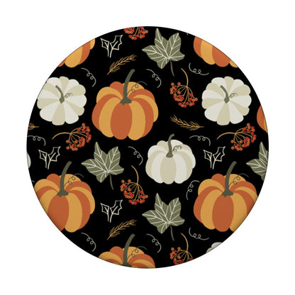 Autumn falling leaves and pumpkin spice harvest happy fall PopSockets PopGrip: Swappable Grip for Phones & Tablets PopSockets Adhesive PopGrip