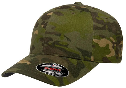 Flexfit Men's Athletic Baseball Fitted Cap Multicam Tropic XL-XXL-strctured