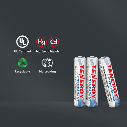 Tenergy T9688 LCD AA/AAA/C/D/9V NiMH/NiCd Battery Charger + Premium 26-Cell NiMH Rechargeable Battery 8AA/8AAA/4C/4D/2 9V Batteries
