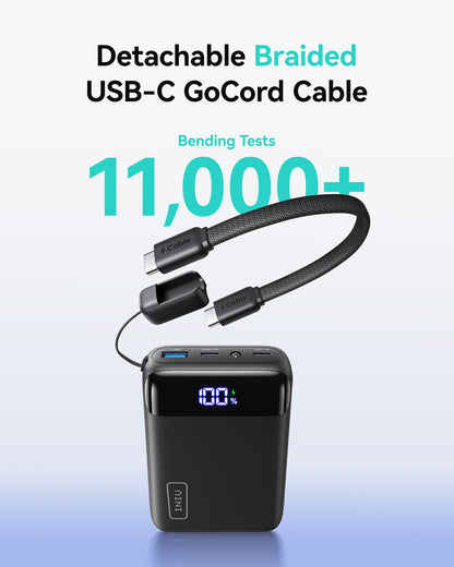 INIU Portable Charger, Smallest 22.5W 20000mAh USB C in & Out Power Bank Fast Charging, PD 3.0+QC 4.0 LED Display Phone Battery Pack Compatible with iPhone 17 16 15 14 Pro Samsung S24 Google iPad etc