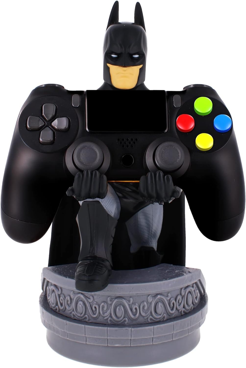 Exquisite Gaming: Warner Bros: Batman - DC Comics Original Mobile Phone & Gaming Controller Holder, Device Stand, Cable Guys, Licensed Figure