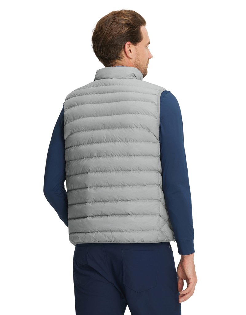 M MAELREG Mens Vest Lightweight Packable Quilted Warm Puffer Outerwear Winter Zip Up Sleeveless Jacket Golf Hiking