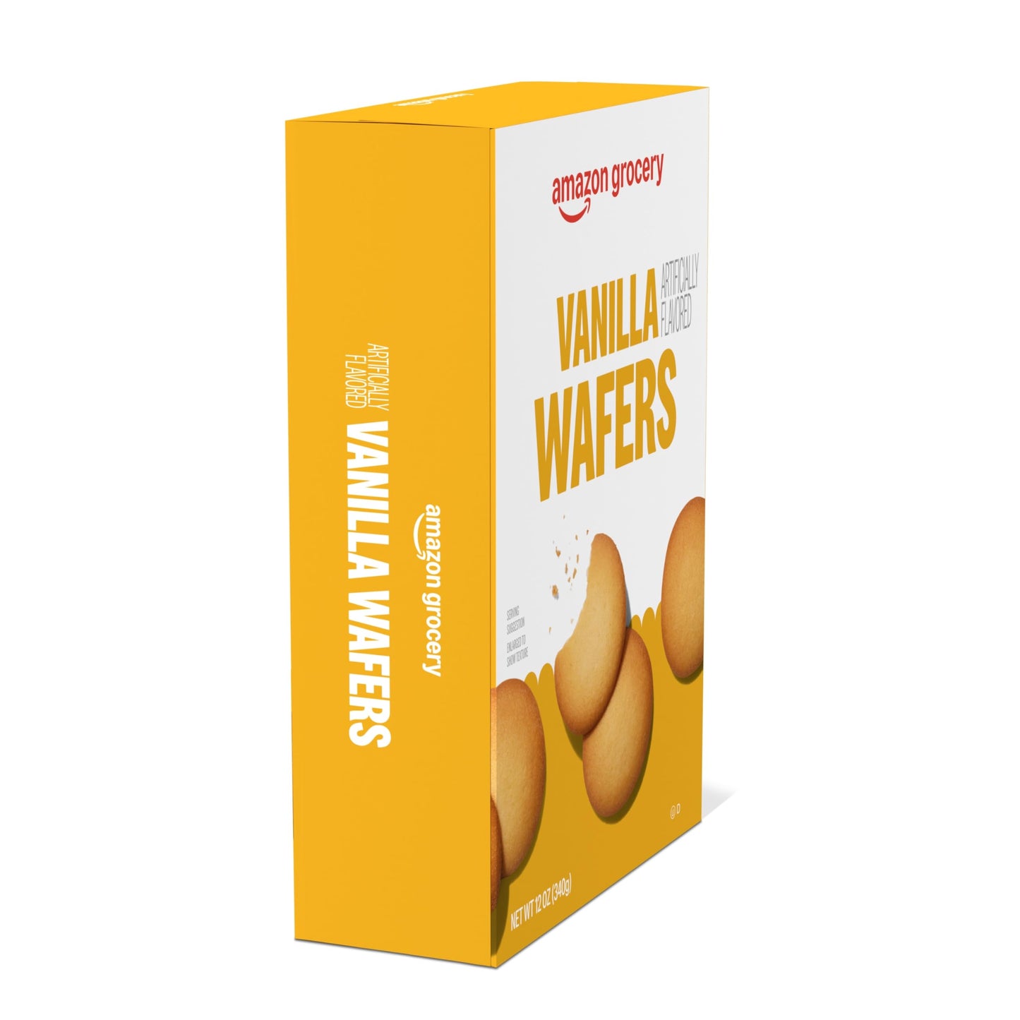 Amazon Grocery, Vanilla Wafers, 12 Oz (Previously Happy Belly, Packaging May Vary)