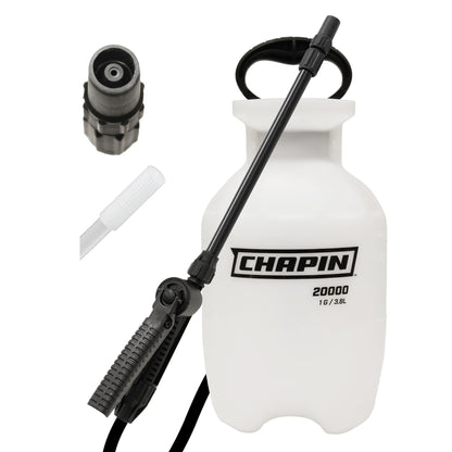 Chapin 20004 Made in USA 1 -Gallon Lawn and Garden Pump Pressured Sprayer, for Spraying Plants, Garden Watering, Weeds and Pests