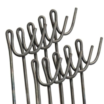 Suregreen Steel Fencing Pins | 1.2M Metal Garden Stakes | 10 Pack Road Pins for Contractors, Site Managers, Landscapers, Event Organisers, Builders | Garden Stakes for Gardeners, Farmers