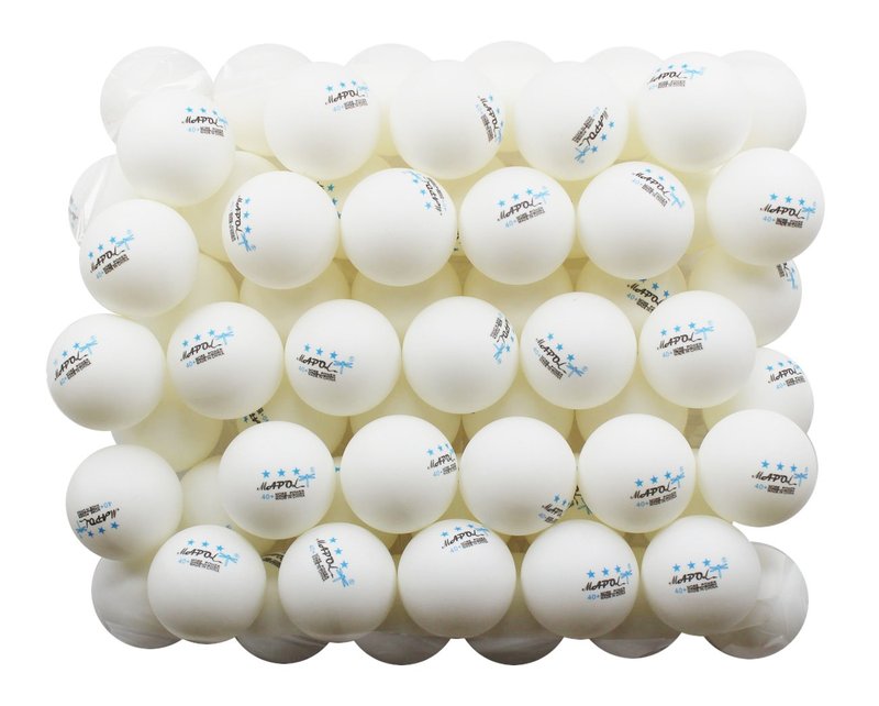 MAPOL 50 White 3-Star Table Tennis Ball Premium Training Ping Pong Balls