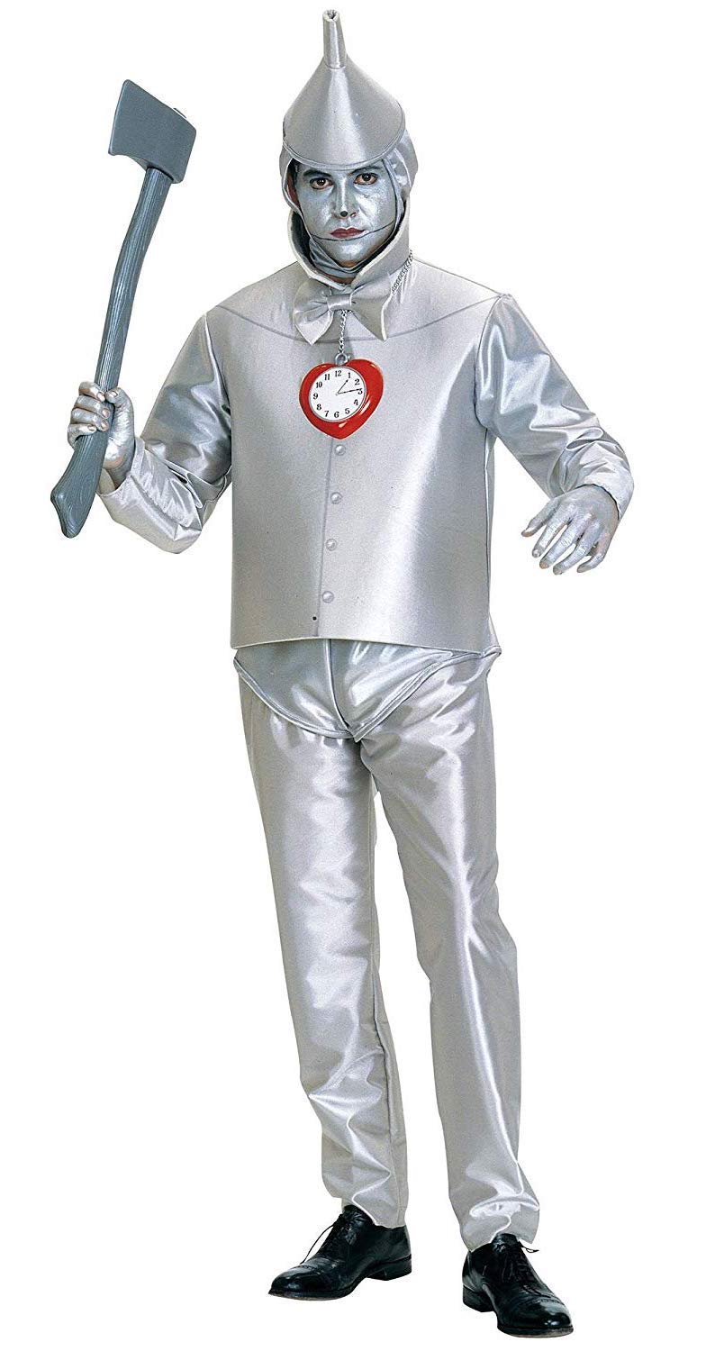Rubies The Wizard of Oz: Tin Man Costume for Adults, Men's Plus