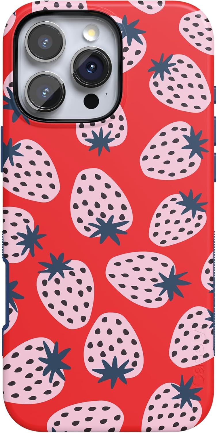 Casely iPhone 16 Pro Case | Fit Check | Neutral Checkerboard | Compatible with MagSafe | Bold Protective Design