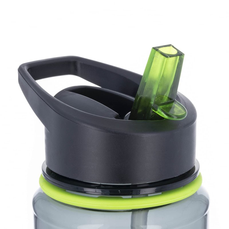 ASR Outdoor 25oz Tritan Flip Top Cap Water Bottle with Straw Smoke Grey