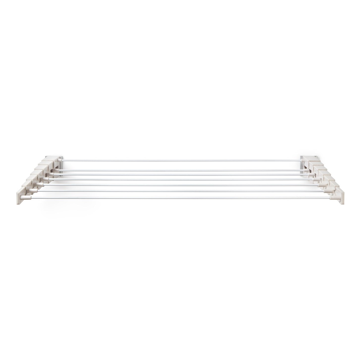 Rayen 0027.01 Wall Mounted Telescopic Clothesline, Painted Steel,ABS, White, 80 x 37 cm
