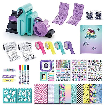 Scrapbooking 3 in 1 Station - Customise Your Notebook - 150+ DIY Accessories Included, Hours of Creativity, Embossing, Tapes and and Sticker Factory