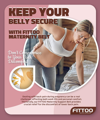 FITTOO Maternity Support Belt Pregnancy Abdomen Belly Back Bump Brace Strap S-XXL Available