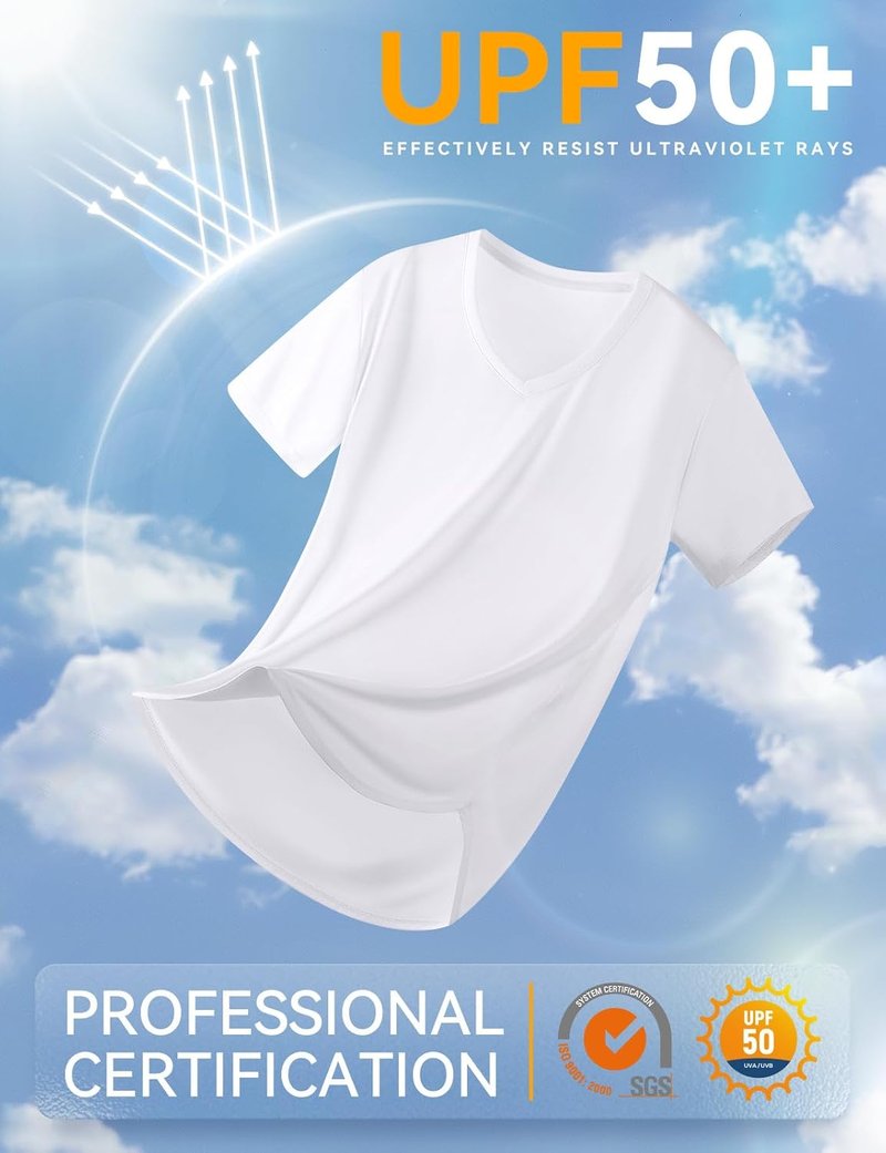 Women's SPF 50+ Short Sleeve Workout Shirts - Moisture-Wicking Quick Dry Athletic Tops | UPF Protection