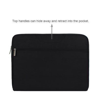 Arvok 15-16 Inch Laptop Sleeve Water-resistant Canvas Fabric Bag Case with Handle Zipper Pocket/Notebook Computer Case/Ultrabook Tablet Briefcase Carrying Bag for Acer/Asus/Dell/Lenovo/Samsung/Sony