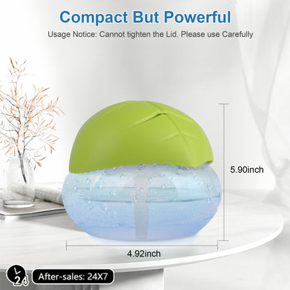 ap airpleasure Water-Based Purifier Air Washer, Air Revitalizer & Freshener, Air Fresher with 7 LED Color Changing Light for Rooms (Green)