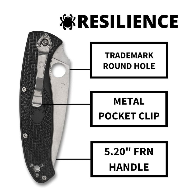 Spyderco C142PSBK Resilience Lightweight