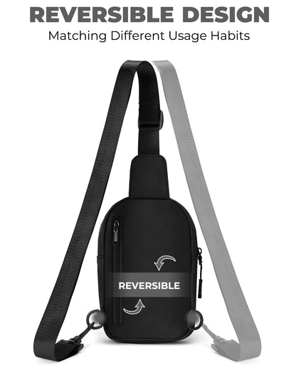 CHOLISS Small Sling Bag for Women and Men, Crossbody Bags Trendy with Extended Strap, Lightweight Chest Bag