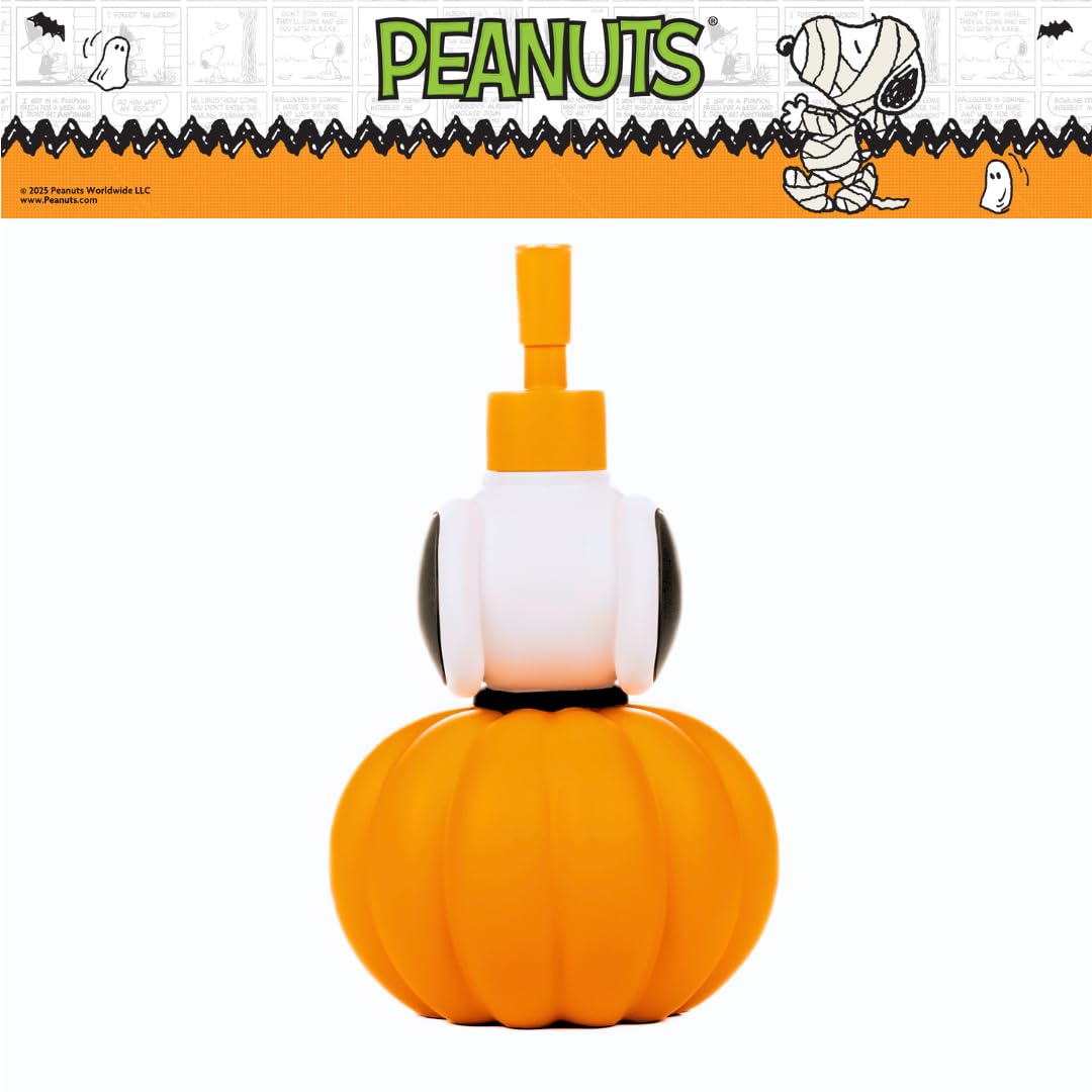 Peanuts Snoopy Halloween Pumpkin Soap/Lotion/Hand Sanitizer Resin Pump Dispenser, 10.01 Ounces, (Officially Licensed Product) by Franco Collectibles
