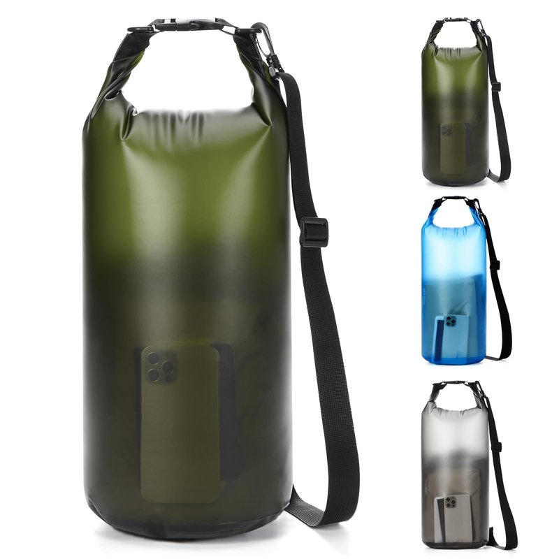 Dry Bags for Kayaking Waterproof, 5L/10L Dry Storage Bag, Roll Top Wet Bag for Swimming, Boating, Fishing,Camping & Beach
