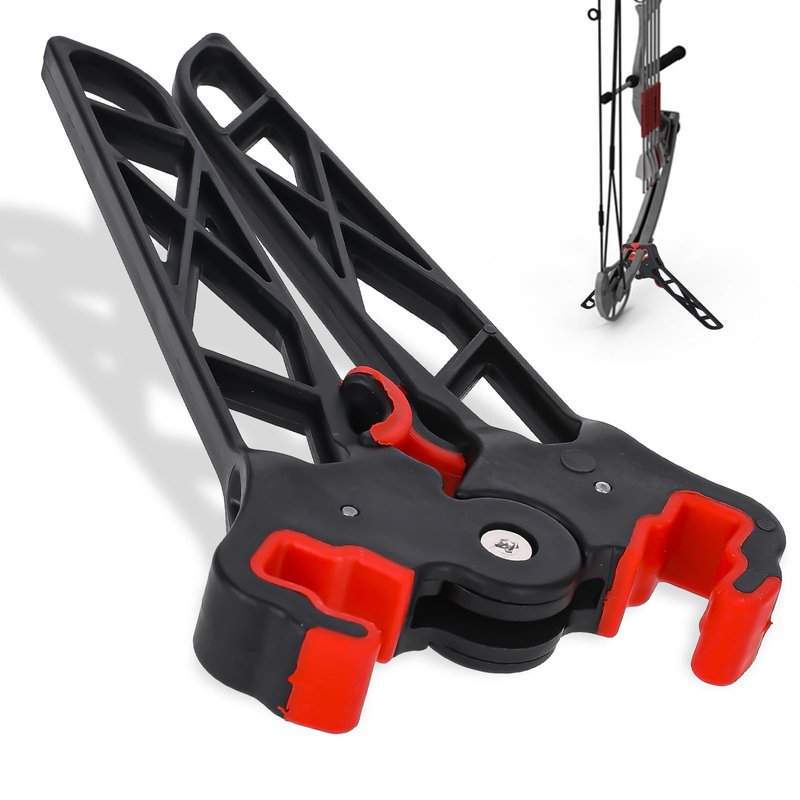 Folding Bow Stabilizer Stand with Removable Bipod for Bowhunting Accessories