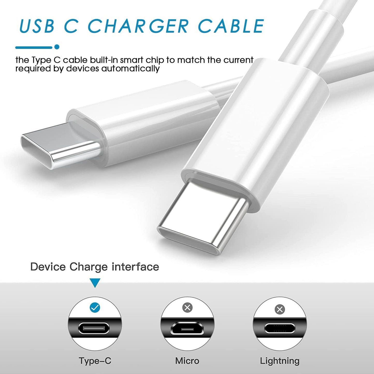 Fast Charger iPhone,i Phone Charge Cable,3Pack iPhone Charger Fast Charging 6Foot Phone Charging USB C Charge Adapter 6FT Type C to Lightning Cable for iPhone 14 Pro Max/14 Plus/13/12 Mini/11/10/XS/SE