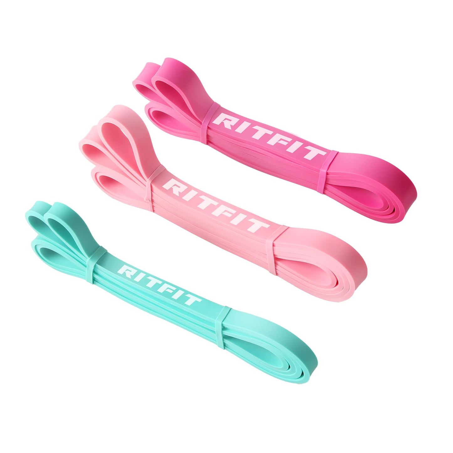 RitFit Pull Up Assist Band - Premium Resistance Band for Pull Up Assistance, Resistance Training, Body Stretching, Powerlifting, Mobility Training