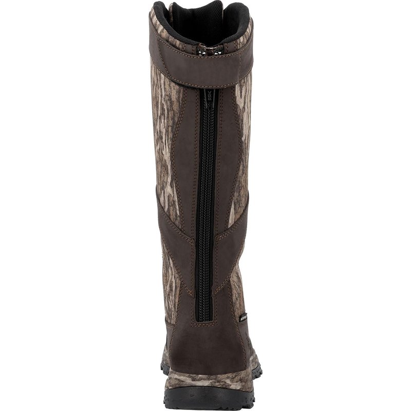 ROCKY Wildcat Snake Waterproof Snake Boot, Mossy Oak Bottomland, Size 11(M)