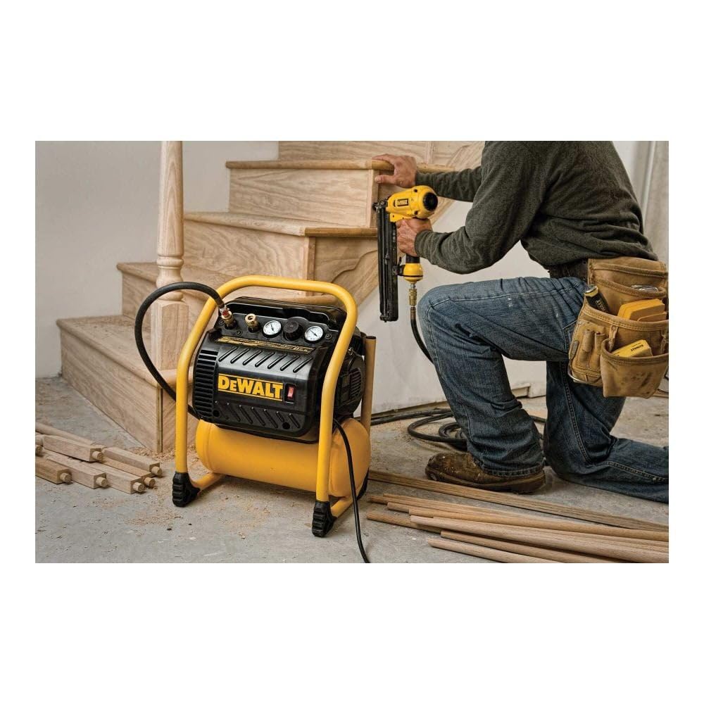 DEWALT Air Compressor for Trim, 200-PSI Max, Quiet Operation (DWFP55130)