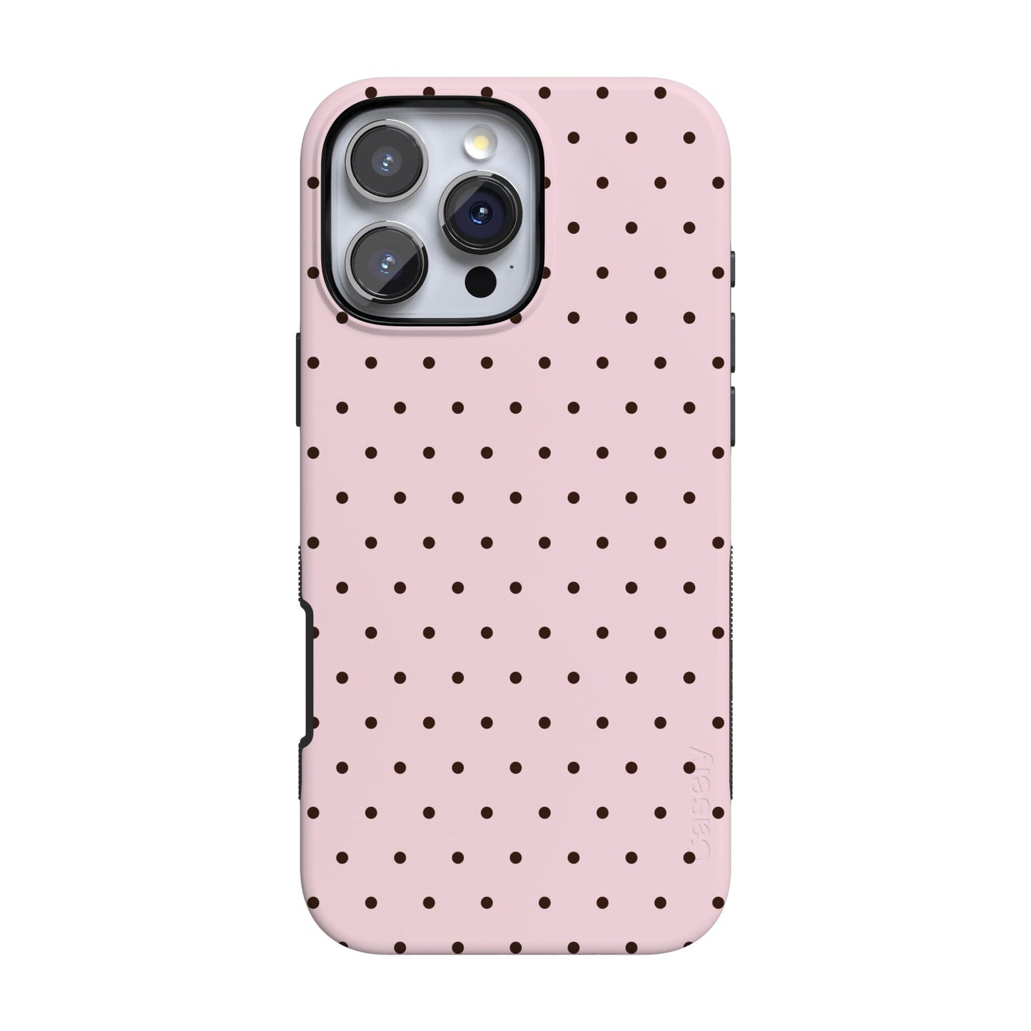 Casely iPhone 16 Pro Case | Fit Check | Neutral Checkerboard | Compatible with MagSafe | Bold Protective Design
