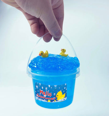 Charming Blue Crunchy Fishbowl Bead Slime,Super Soft and Non-Sticky, Great for Birthday Gifts for Girl and Boys,Party Favors,Christmas Stocking Stuffers