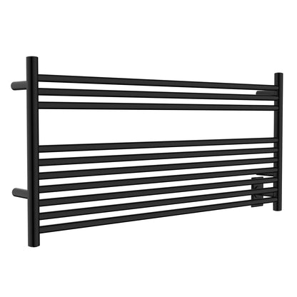 HEATGENE Towel Warmer Wall-Mounted Hardwired Heated Towel Rack Hot Towel Bar Brushed