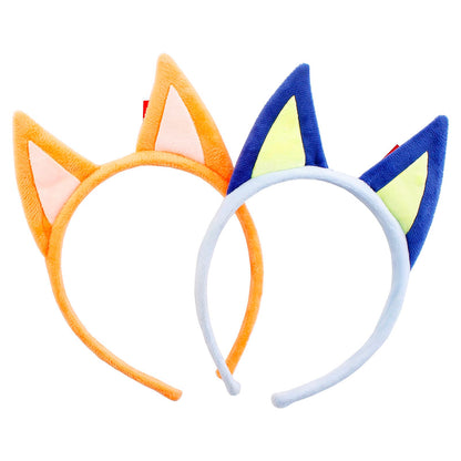 PLUSMAY 2pcs Dog Ears Headband Adult, Cute Lovely Hairband Plush Dog Ears Headband Dress Accessory (Dog001, One Size)