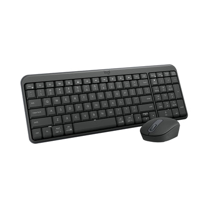 Logitech K250 Bluetooth Keyboard with Numpad, Easy Connectivity, Compact Wireless Keyboard Made with Recycled Plastic, Spill-Resistant, Comfortable Keys - Windows/MacOS - Graphite