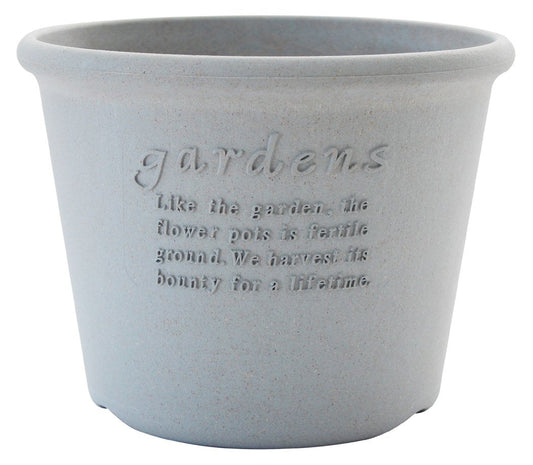 八幡化成(Hachimankasei) Yahata Kasei Arble Eco Pot Shallow Type GY No. 8 231554