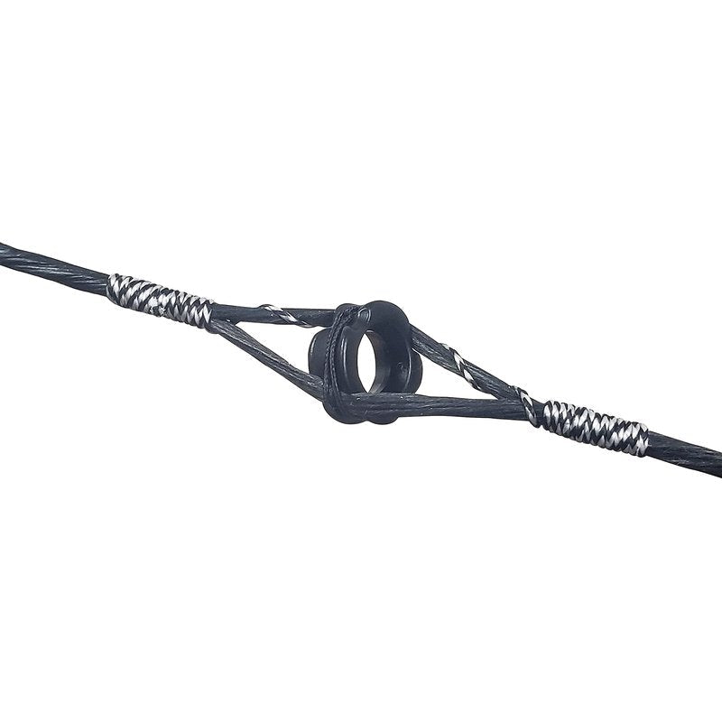 Southland Archery Supply SAS Aluminum Peep Sight for Archery Compound Bow - 2/Pack (Black, 1/8 in)