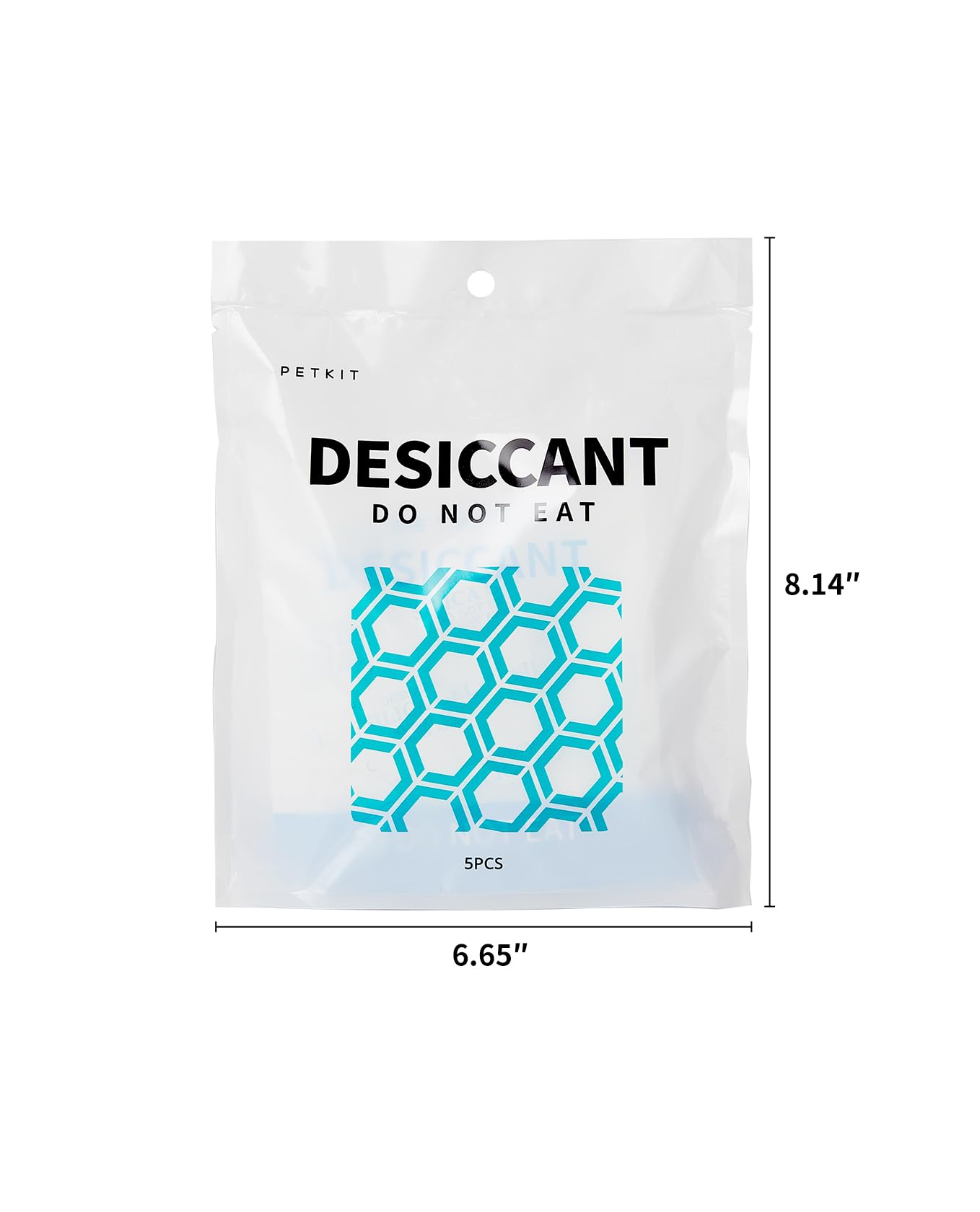 PETKIT Silica Gel Desiccant Sachets 30 Gram x 5 Packs for Smart Automatic Pet Feeders, Desiccant Replacement Bags for Cat Feeders to Keep Pet Food Dry and Fresh