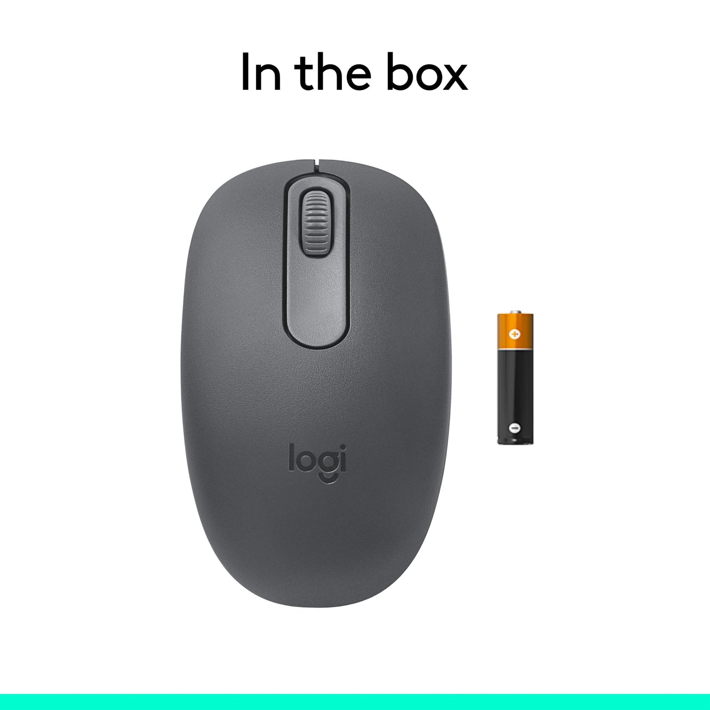 Logitech M196 Bluetooth Wireless Mouse, Compact and Portable Mouse for Laptops, Tablets and More, 12-Month Battery, Smooth Tracking, Compatible with PC and Mac, Windows and macOS - Rose