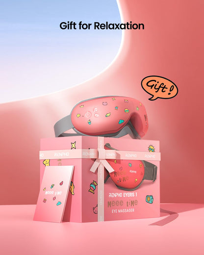 RENPHO Eye Massager with Heat, Valentines Day Gifts for Her Him Birthday Gifts for Women Mom, FSA Eligible HSA Eye Mask for Migraine,Sleep Mask for Dry Eyes Relax, Handheld Massager Eyeris 1